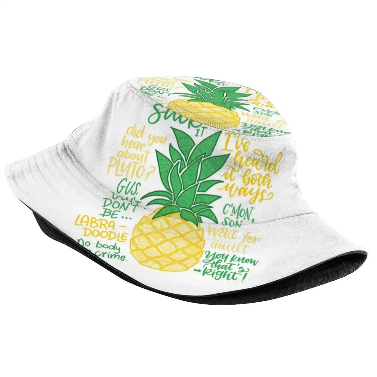 Psych - Quotes Sun Cap Fisherman Hat Bucket Hats Psych Usa Shawn Spencer Burton Guster Ive Heard It Both Ways Heard About Pluto