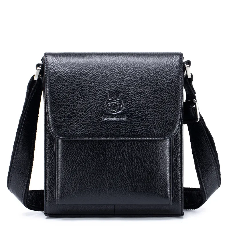Men Leather Flap Crossbody Bag Genuine Leather Shoulder 2 Men Leather Flap Crossbody Bag Genuine Leather Shoulder