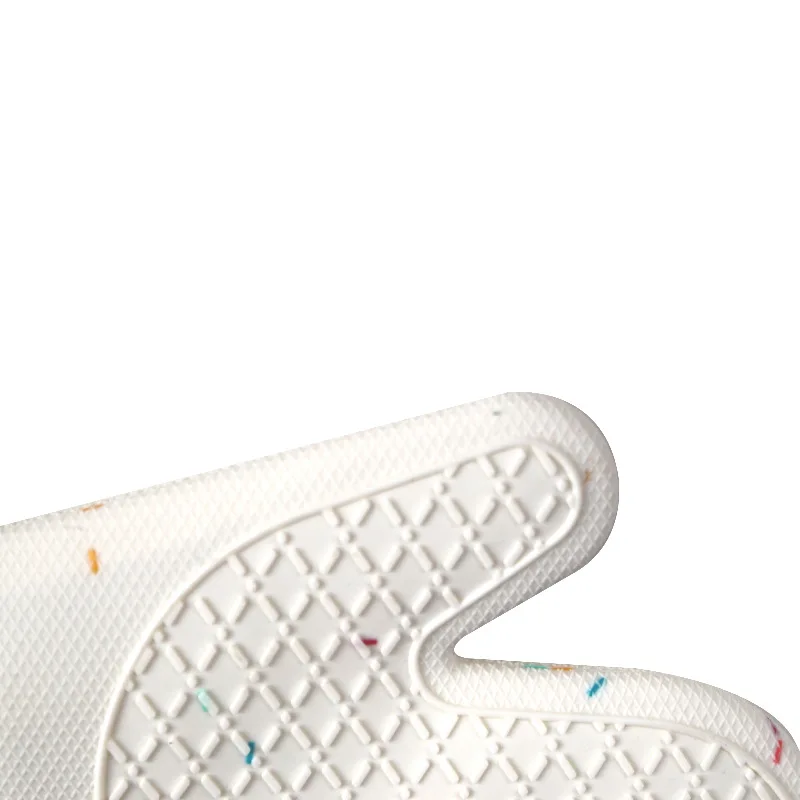 قفازات فرن سيليكون جديدة ملونة كريمية غير قابلة للانزلاق، مقاومة للحرارة، سهلة التنظيف لخبز المطبخ وفرن الميكروويف #2