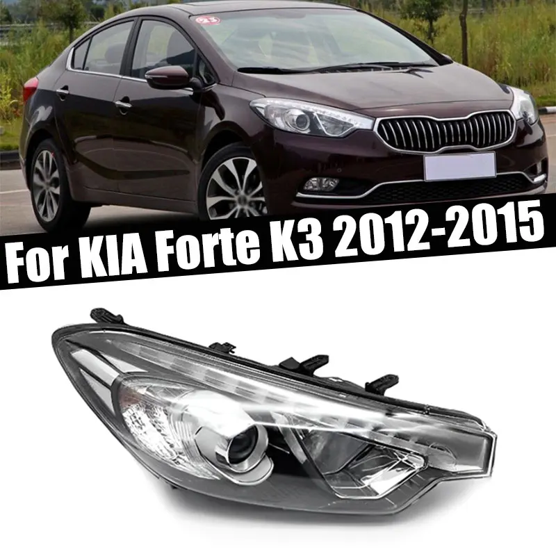 

Автомобильные аксессуары, передняя фара для Kia Forte K3 2012 2013 2014 2015, авто светодиодный головной фонарь, сигнальная лампа дальнего света в сборе