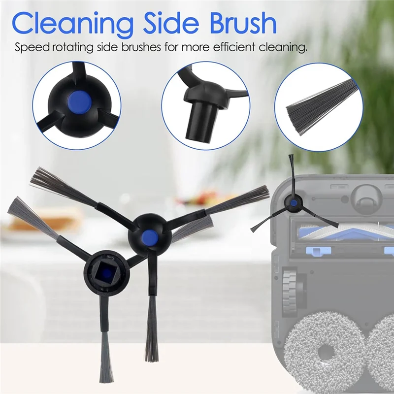 B83B-For Ecovacs Deebot X5 Pro X5 Omni Vacuum Cleaner Main Side Brush Hepa Filter Mop Cloth Dust Bags Replacement Parts