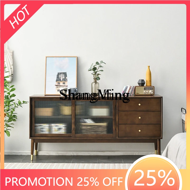 

ZYY Exquisite Premium Solid Wood Storage Cabinet Simple Modern Bedroom Locker Floor to Wall Drawer Cabinet