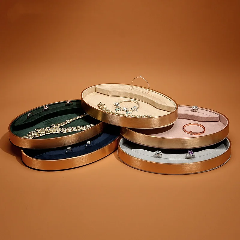 علبة المجوهرات المخملية عرض المجوهرات لوحة عرض لوحة حلقة وملحقات تخزين عرض الدعامة عرض موقف #3