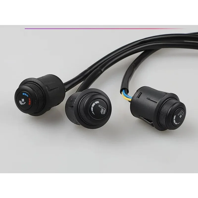 For General 12V24V Car Seat Ventilation Switch, Car with Indicator Light Heating Switch, Car Modification
