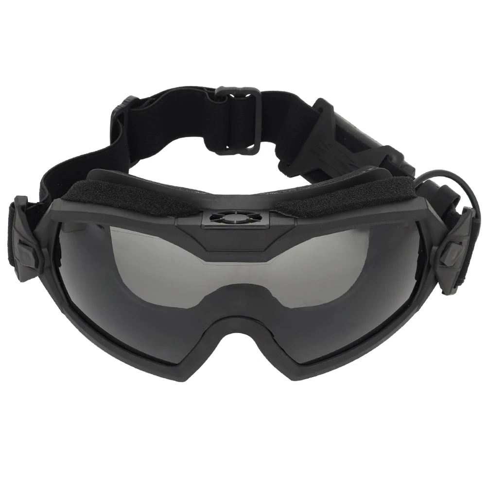 Tactical Goggle Anti-Fog Anti-Shock With Fan Ventilation Indoor and Outdoor Dual Mode Scene Airsoft Paintball Ski Helmet Glasses