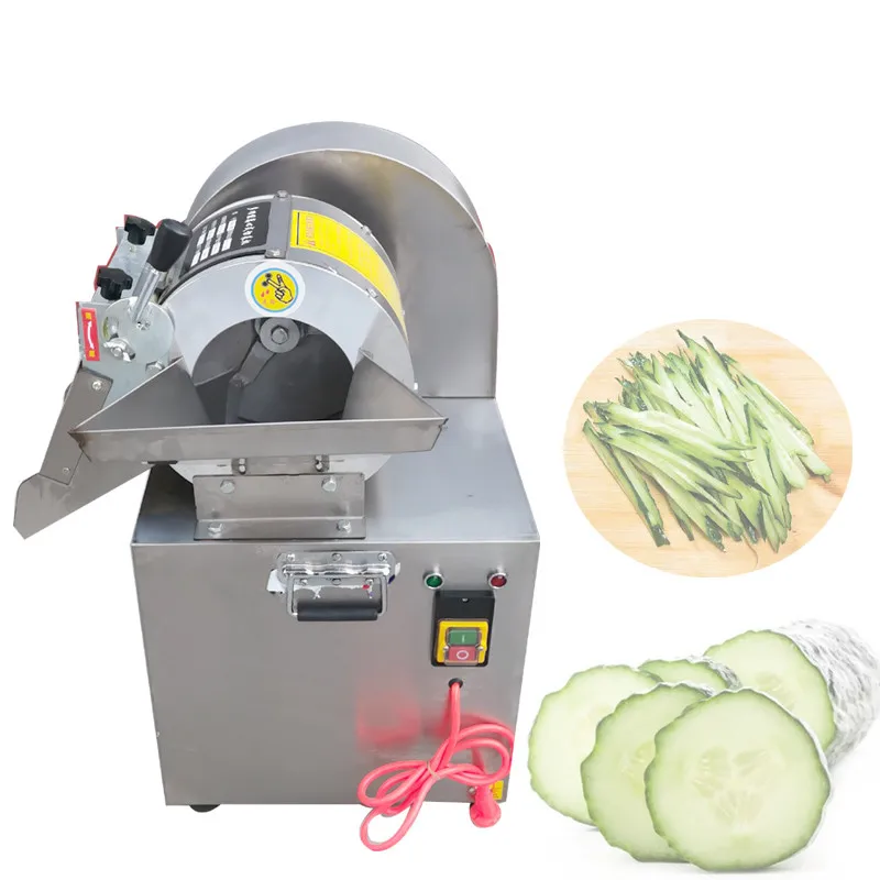lectric Vegetable Cutting Machine Shredded Cabbage Chilli Potato Onion Slicer Machine Commercial Automatic Vegetable Cutter