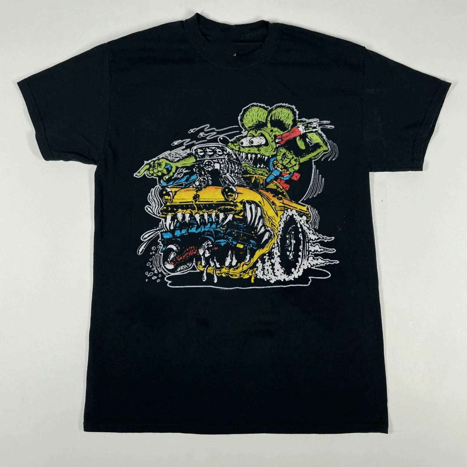 

Ed Roth Rat Fink Gift For Fan Cotton Black S-2345XL Unisex T-shirt S3331