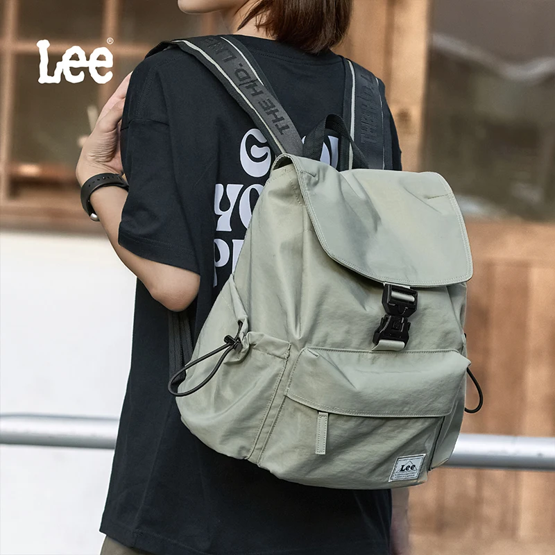 

LEE Lightweight Travel Backpack 16Inch Laptop School Backpack Stylish Waterproof Teenage College Student Schoolbag with Keychain