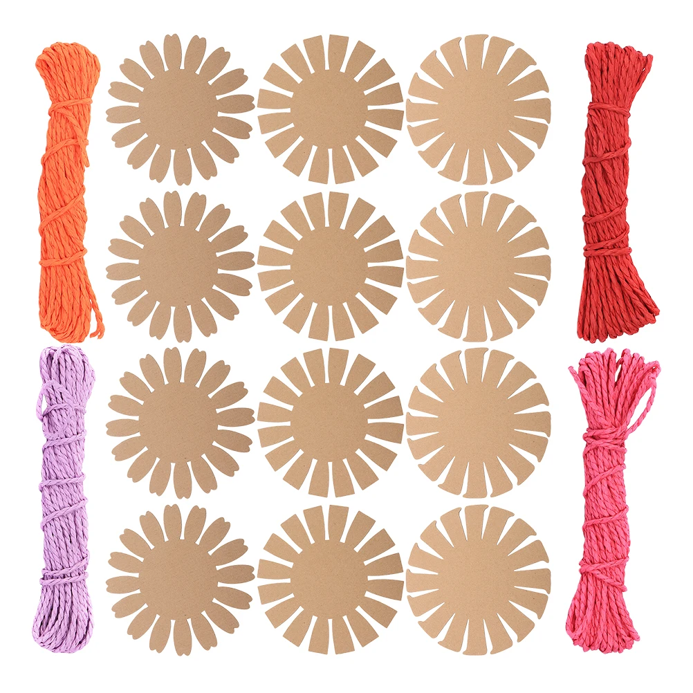 

Paper Card Flower Basket Weaving Kit Craft Set DIY Basket Making Materials for Kids Educational Creative Activity Classroom