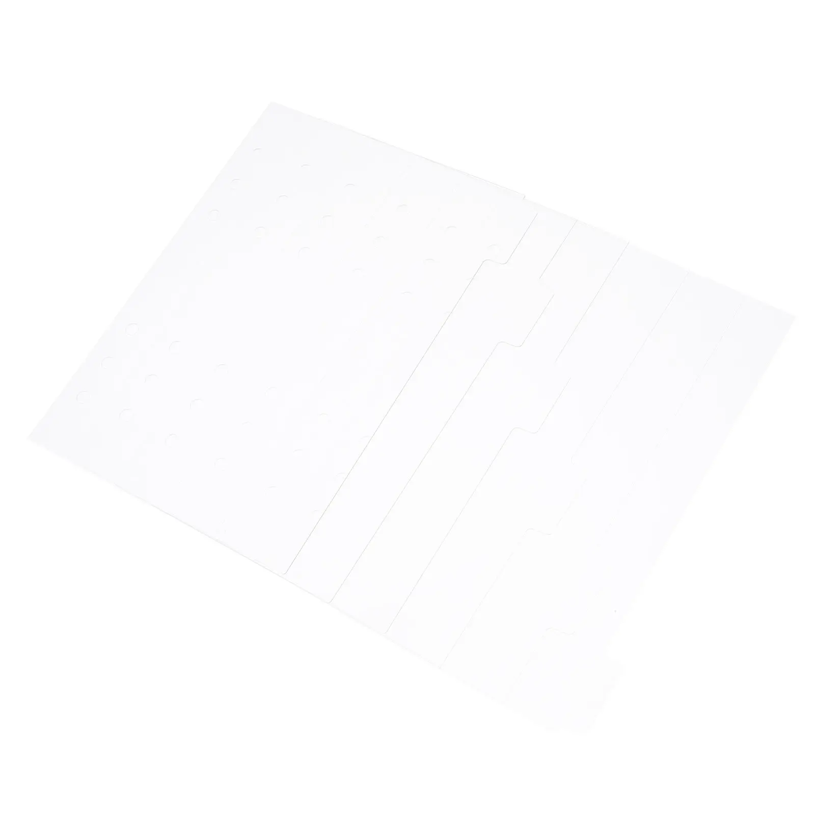 

6Pcs A5 Acrylic Index Dividers Six-Hole Detachable Tab Dividers for 6-Ring Binders Home Office School Travel Creative Document