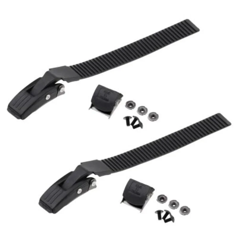 

2 Sets Roller Skates Strap Fastening Straps Inline Skate Strap Buckle With Clamp Screws Nut Replacement