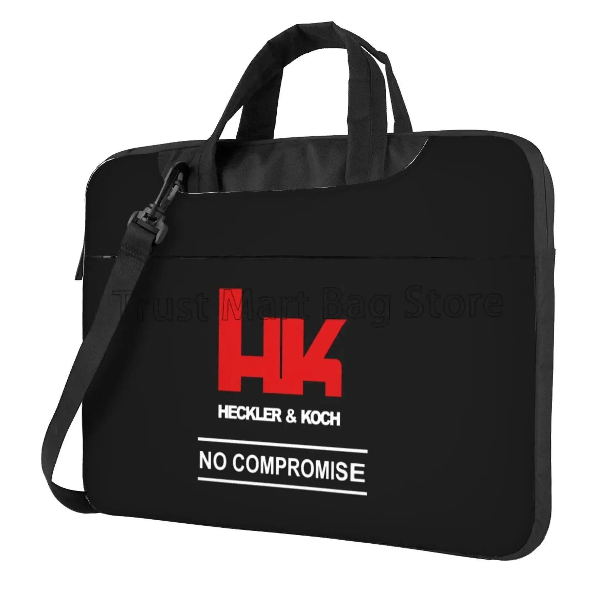 

Heckler Koch Hk Сумка для ноутбука с принтом Водонепроницаемая большая сумка для ноутбука Компьютерная сумка для офиса и деловых путешествий Подходит для 13, 14, 15,6 дюймов
