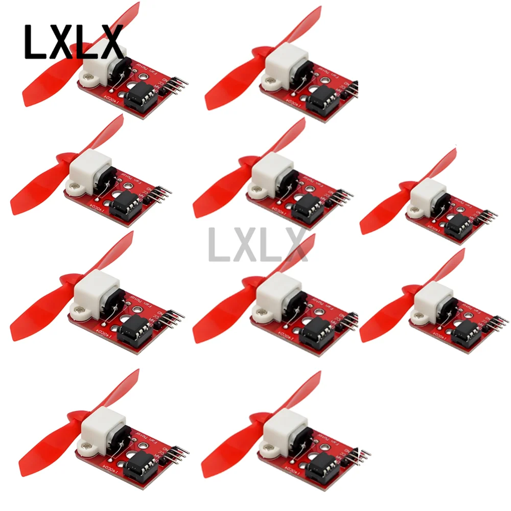 LXLX1 10pcs L9110 Motor Driver Fan Module Sensor Module Fire Fighting Robot Microcontroller Development Board