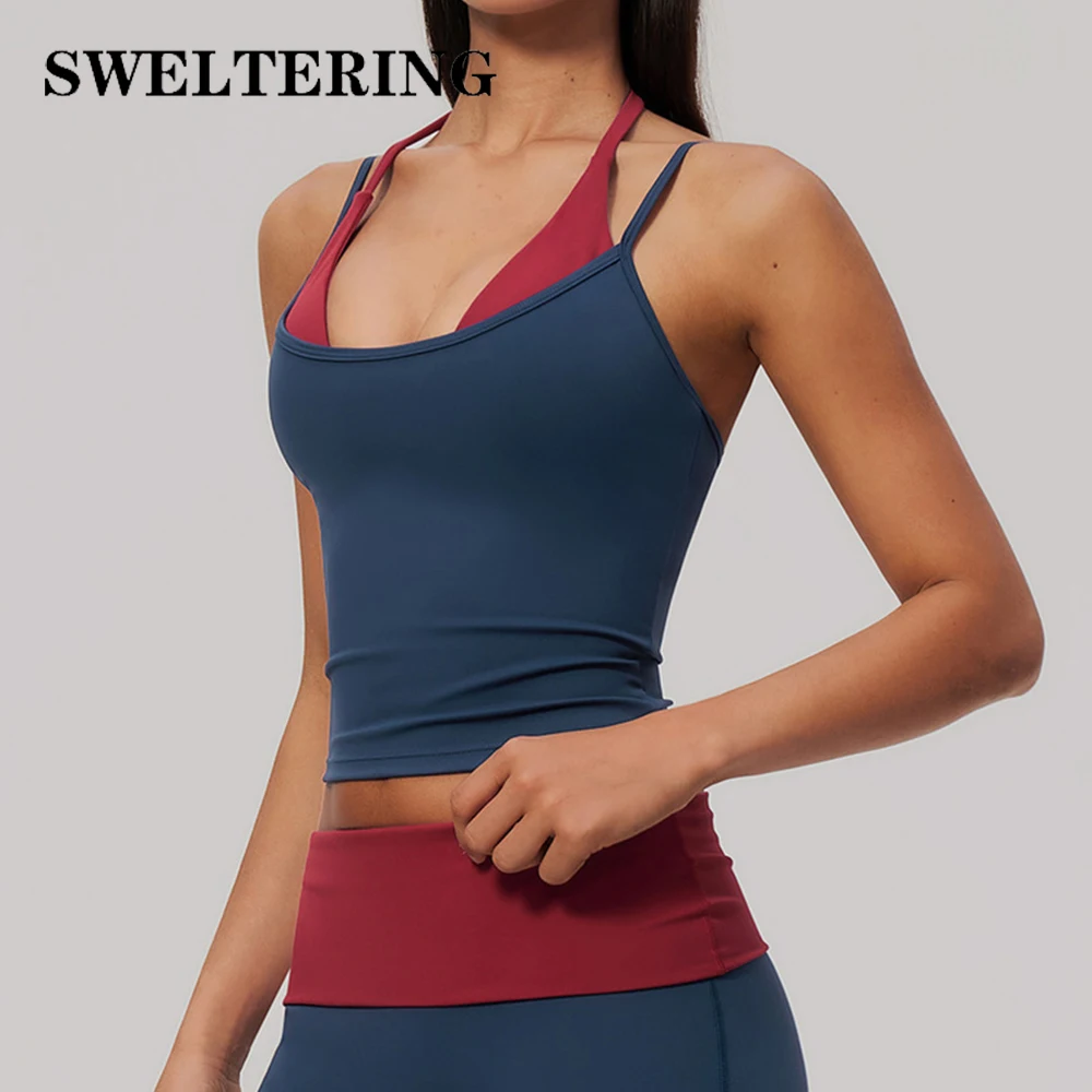 Sports Bra Women Breathable Push Up Fitness Tank Top Quick Drying Solid Color Workout Underwear Female Running Yoga Underwear