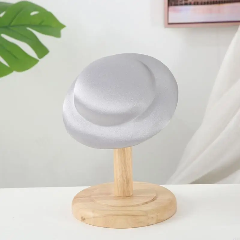 270D قبعة أنيقة فيدوراس شقة قصيرة الحواف قبعة مفاجأة الهدايا أغطية الرأس لقضاء عطلة صور الدعائم #2