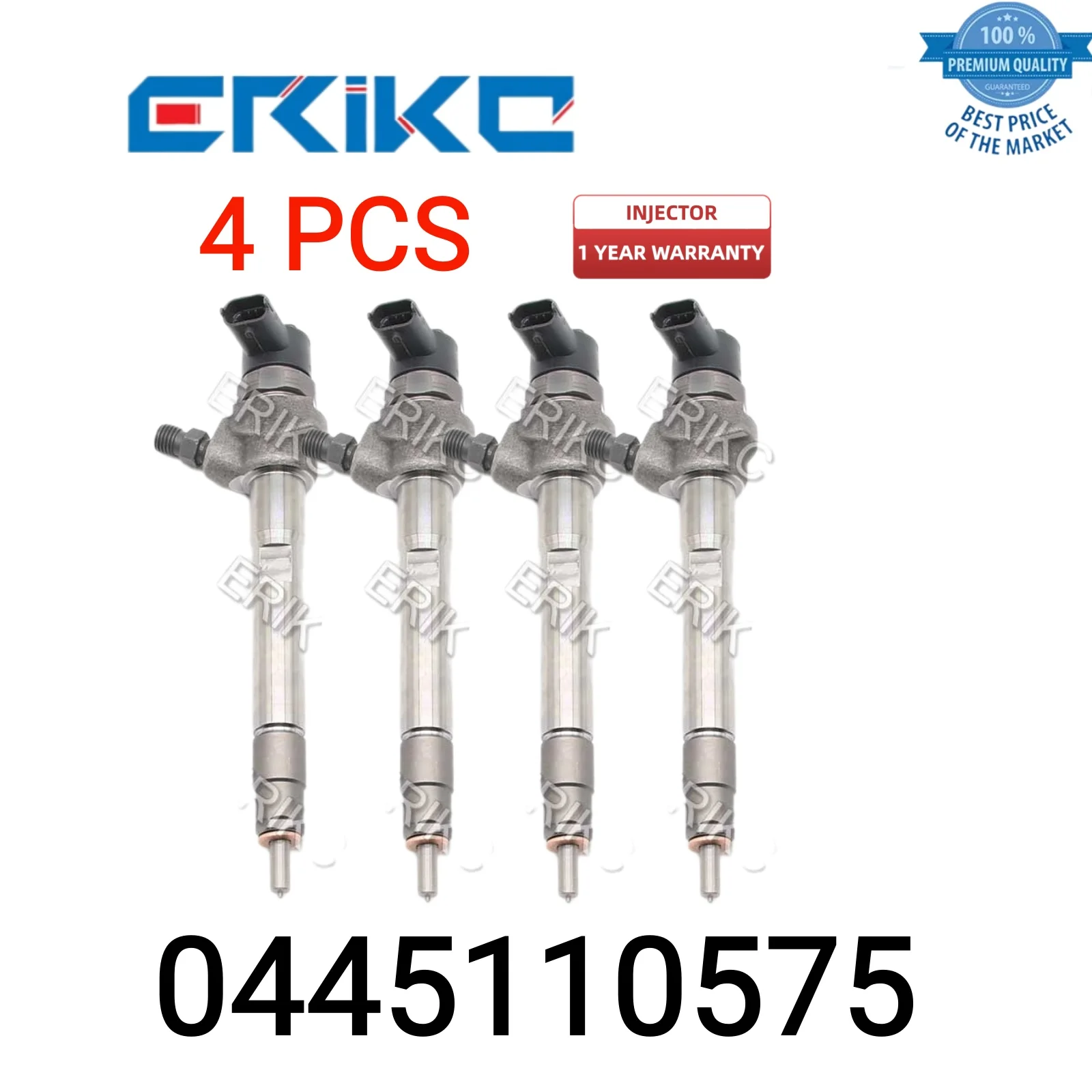 

4 PCS 0445110575 Common Rail Injector 0 445 110 575 Diesel Engine Injector 0445 110 575 fit for Jiangling Weichai