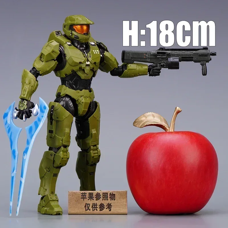 

18cm Original Holo Infinite Master Chief Mjolnir Mk Vi 1/12 Scale Action Figure Re:edit Gen.3 117 Ko's 1000 Model Gift Toys