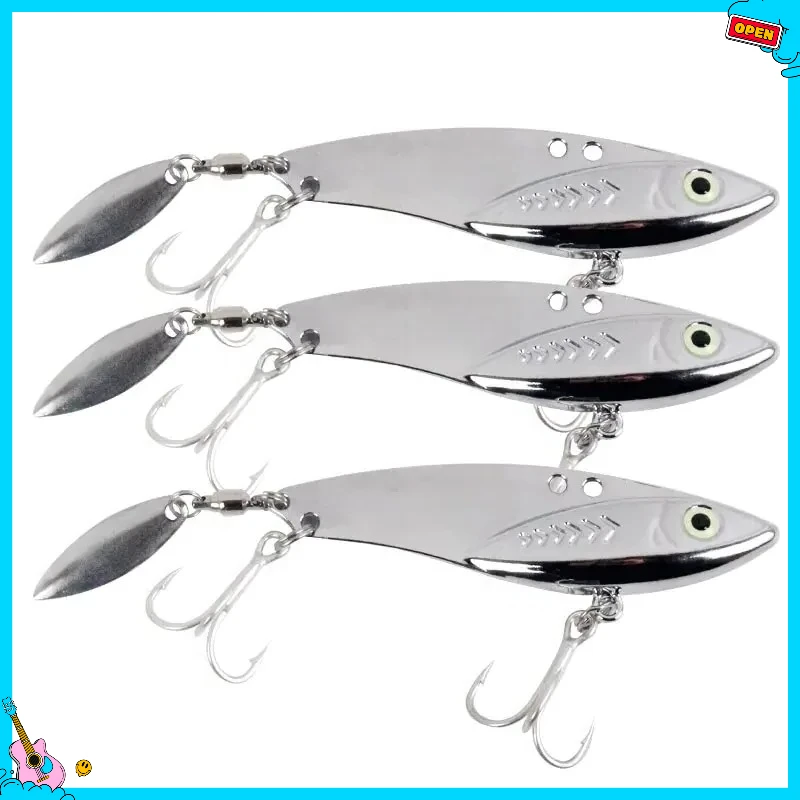 Señuelo VIB de fundición larga de agua dulce y salada, cebo VIB de Metal de aleación de Zinc, 5g-30g