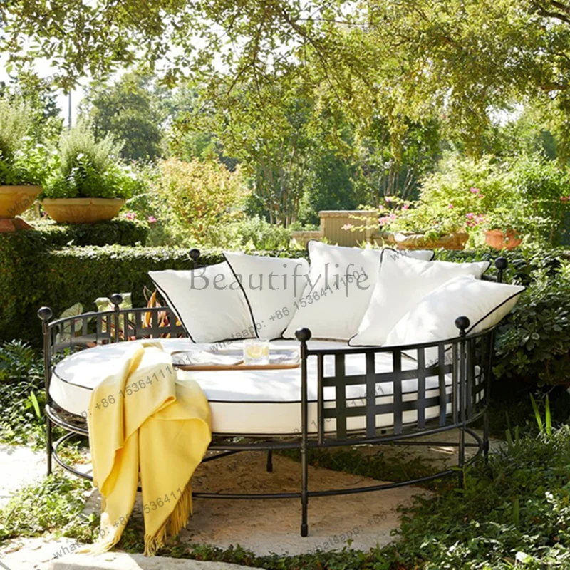 

LJY Portable european Garden Furniture Sets trendy aesthetic organizer multifunctional Portable Muebles Jardin outdoor furniture