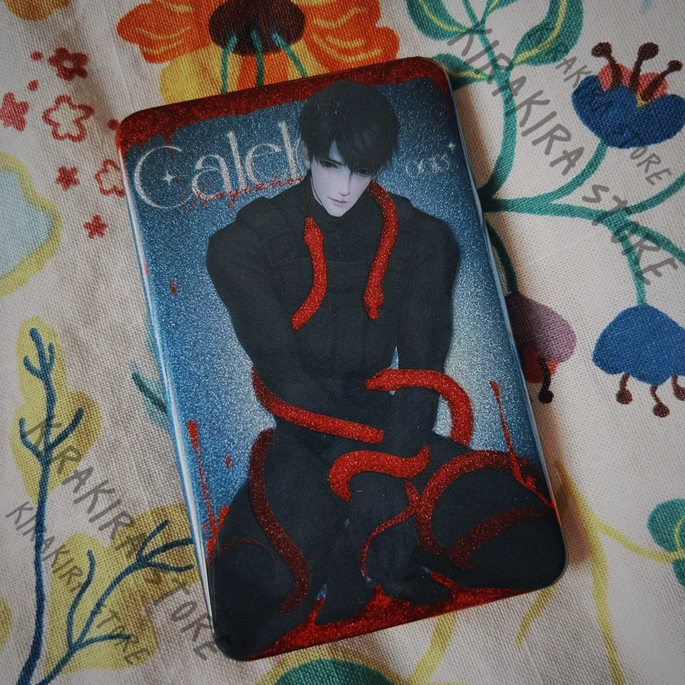 

Caleb Anime Double Flash Badge Love and Deepspace Cosplay Card Collection Postcard Coloured Paper Manga Merchandise Gifts