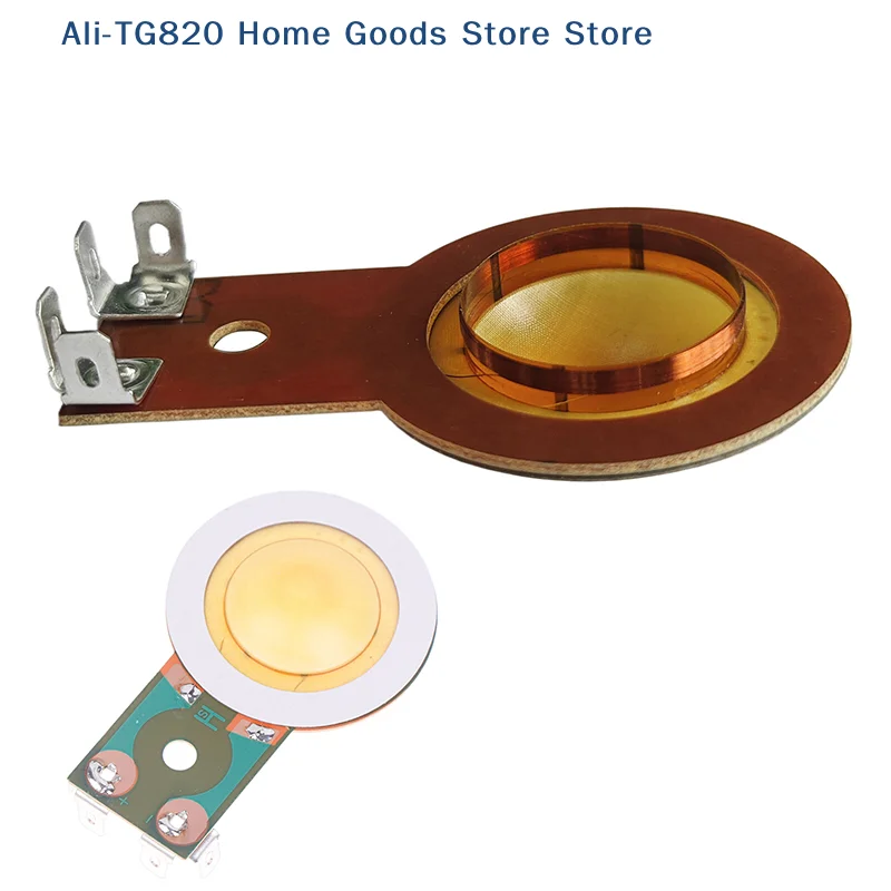 [TG820]1PC DIY Accessories 25.4mm Horn Treble Film With Bracket Resin Membrane Drive Head Tweeter Voice Coil Sound Film Buzzer