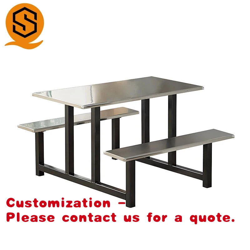 Customize.Various Color Custom School Table Coffee Table Restaurant Tables and Chairs Dining Hall