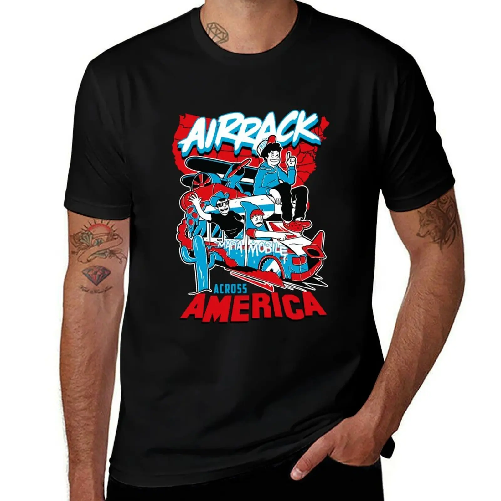 

airrack across america Tshirt T-Shirt printed t shirts for man t shirt man casual T-Shirt