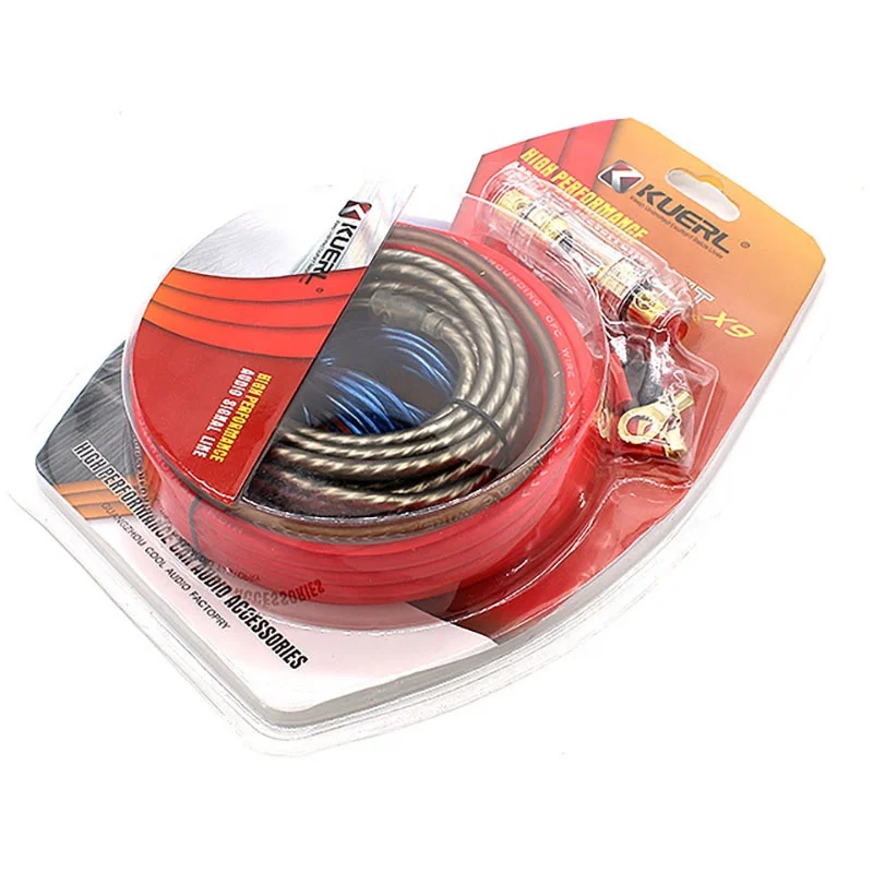 

Оптовые комплекты проводов автомобильного усилителя 10GA, комплект для установки усилителя, комплект кабелей для автомобильного сабвуфера