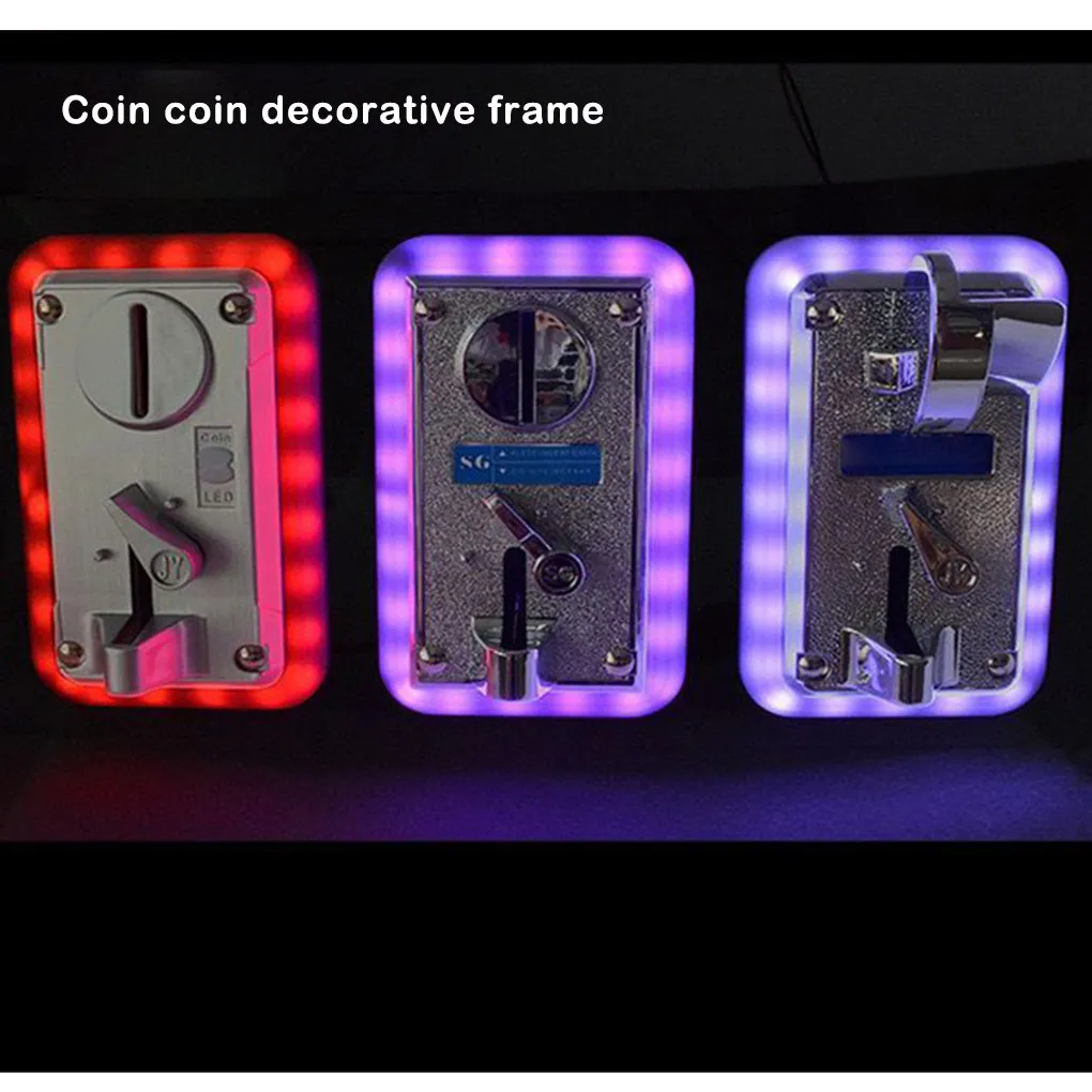 Coin Acceptor Frame Selector Accessories Lightweight Plastic Vending Machine Part Lamp Holder Ade Video Games