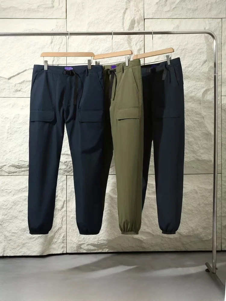 

Winter Outdoor Men's down Pants White Du Feather Reflective Heat Trap Trousers Straight Leg Long Workwear Faion