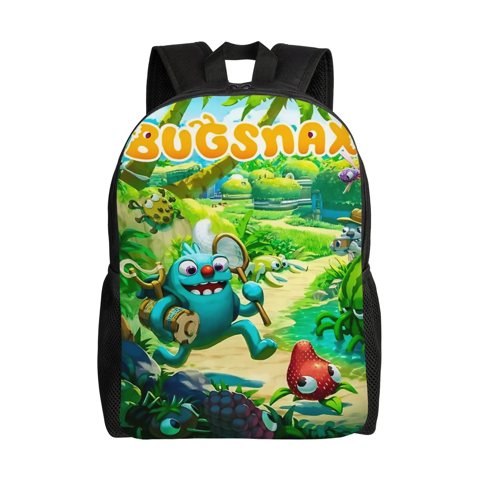 Bugsnax  My Singing Monsters Backpack  Elegant Backpacks Boy Girl College Pattern School Bags Colorful Rucksack