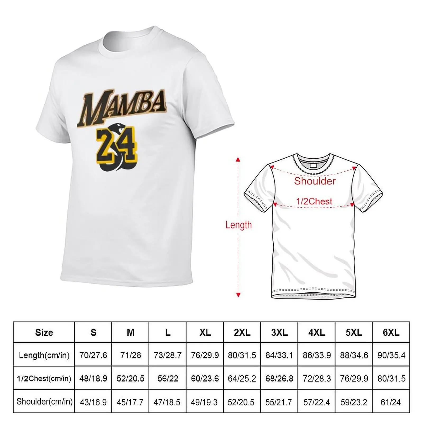 مامبا كرة السلة 24 تي شيرت مامبا الأسود مضحك تي شيرت رجل تي شيرت للرجل 100 بالمائة قطن تي شيرت #5