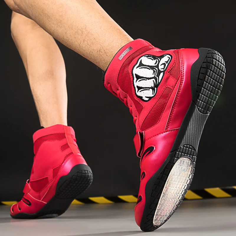 Sapatos De Wrestling Respiráveis, Tênis De Boxe Antiderrapante, Calçados De Wrestling Plana