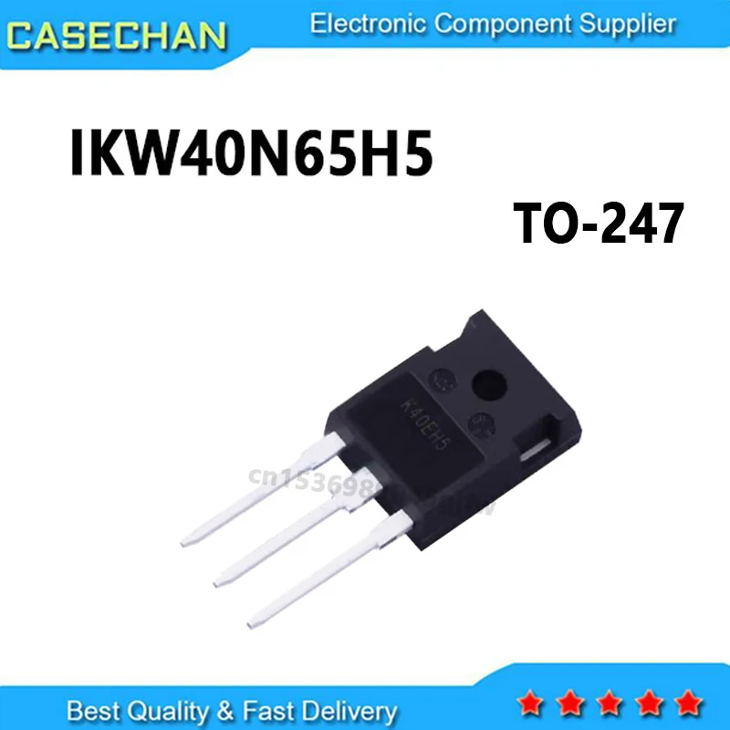 10PCS  IKW40N65H5A IKW40N65H5 K40EH5A K40EH5 TO-247 46A 650V