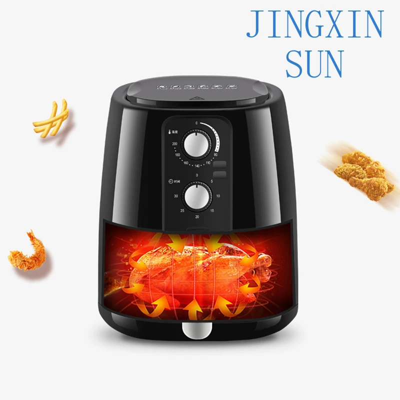 5.5L Air Fryer TC-JD01A Household Large Capacity Electric Fryer Smart Multi-function Oven Kitchen Baked Egg Tart/Roast Chicken