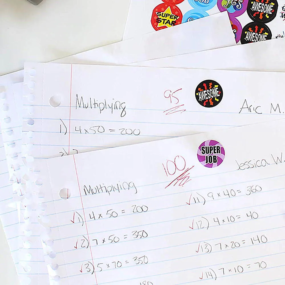 50Pcs 1Inch Parola Del Fumetto Adesivo Ricompensa Incoraggiamento Motivazionale Sticker per Gli Studenti Insegnanti In Aula Uso Giocattolo Per Bambini Sticker