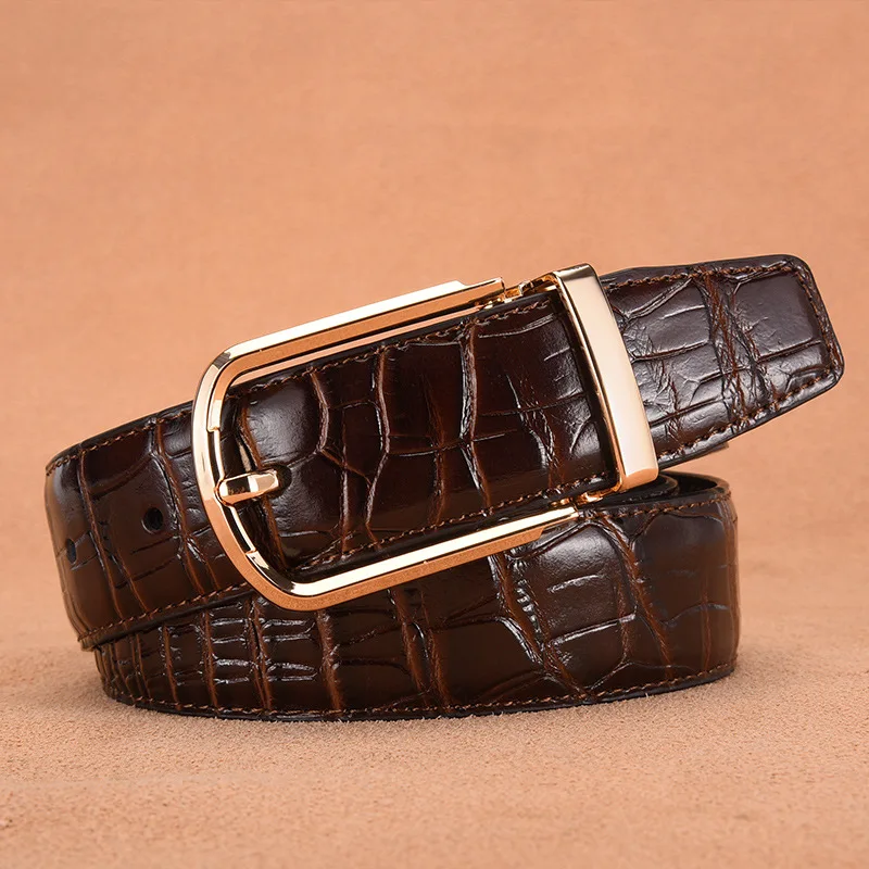 Belt men's needle buckle men's belt simple business versatile pants belt denim trend