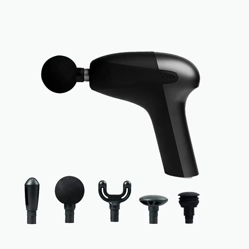 Manufacturers High Quality Professional 4 Head Electric Deep Tissue Fascia Gun Body Facial Muscle Mini Massage Gun