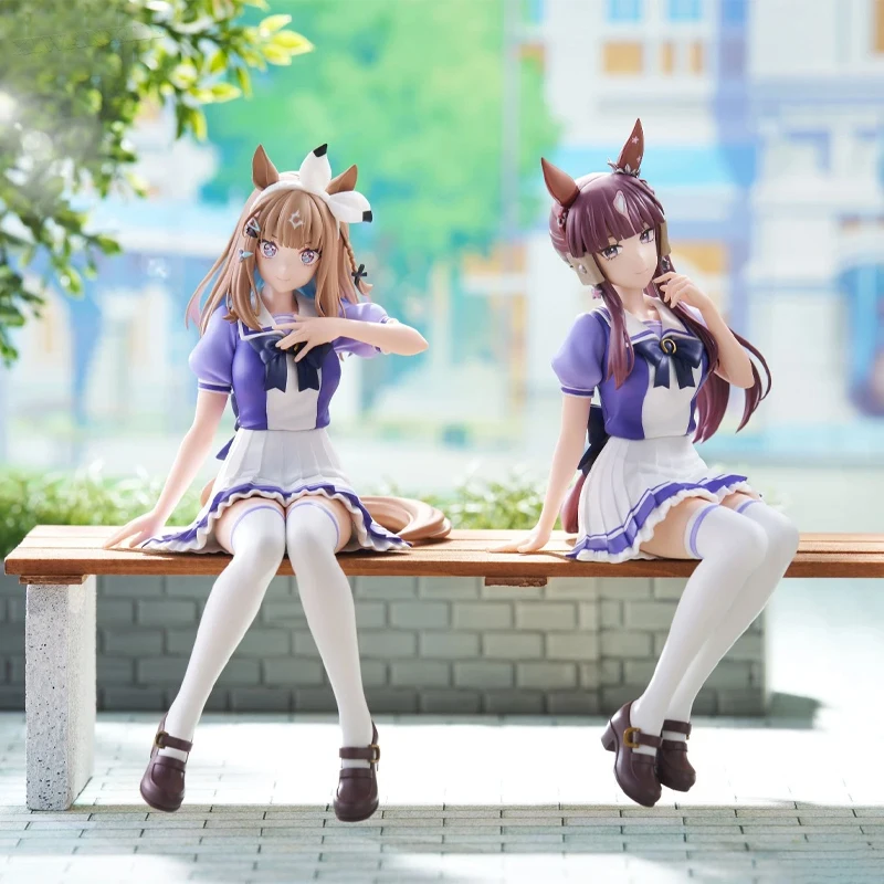 FuRyu Umamusume Pretty Derby Almond Eye Anime Figur Matikanetannhauser/Mihono Bourbon/Lucky Lilac Actionfigur Modell Puppe Spielzeug
