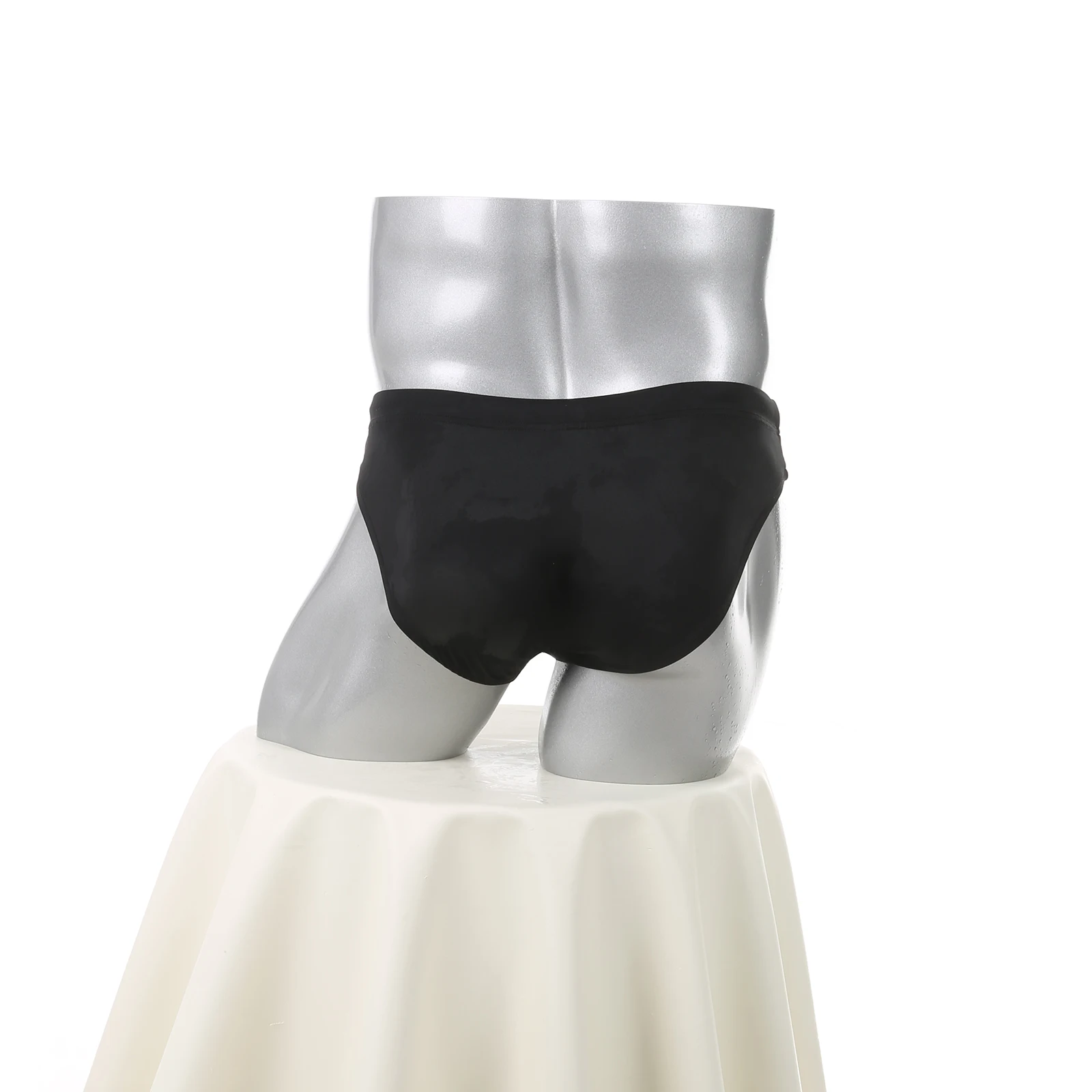 Herren-Slips mit niedriger Taille, Bikini-Unterwäsche mit Kordelzug, sexy Unterwäsche, weiche U-förmige Unterhose, lässiger Slip, klassisch für den Alltag – Detail 22