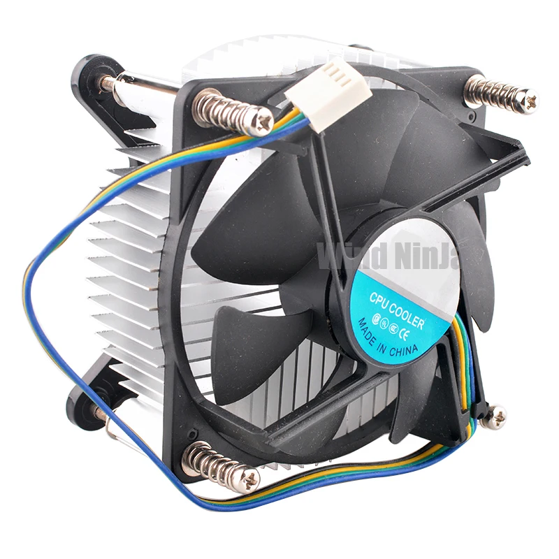 1200-2500RPM DC12V 4pin aluminum cooler cooling fan for 1U server CPU LGA 1150 1151 1155 1156 image 4