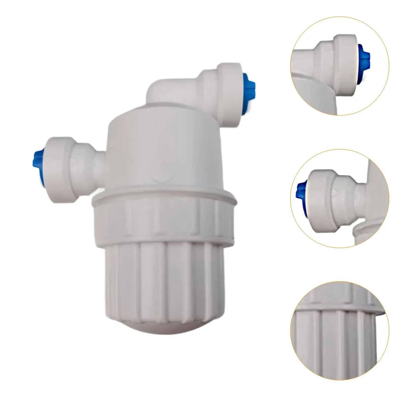 家庭用ガーデンウォーターフィルター内蔵ステンレスメッシュフィルター1/4インチクイックアクセス実用簡単設置2ウェイホース継手