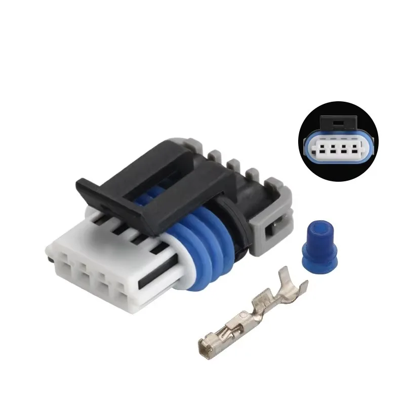 

2 sets 4 Pin Delphi car Sensor waterproof female Oxygen sensor housing plug automotive connectors 15413116 15439568