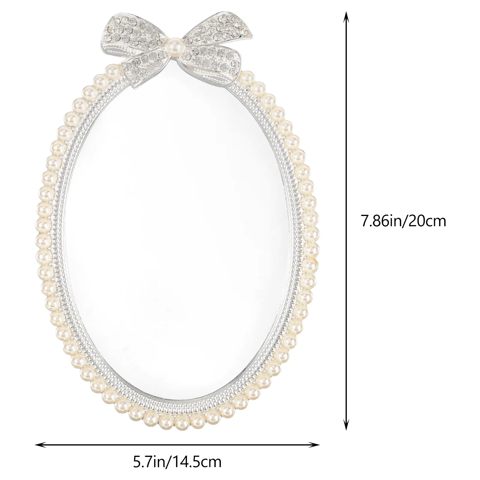 Elegant European Metal Makeup Mirror Smooth Edges No Burrs Practical Daily Use Mirror Unique Design Mirrors