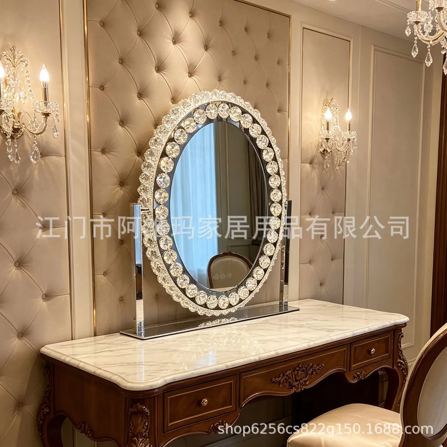 DSA home high value household high definition makeup mirror portable light mirror makeup mirror