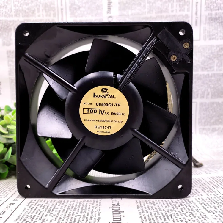 

ORIGINAL JAPAN U6500G1-TP 100VAC 16055 METAL HIGH TEMPERATURE RESISTANCE FAN