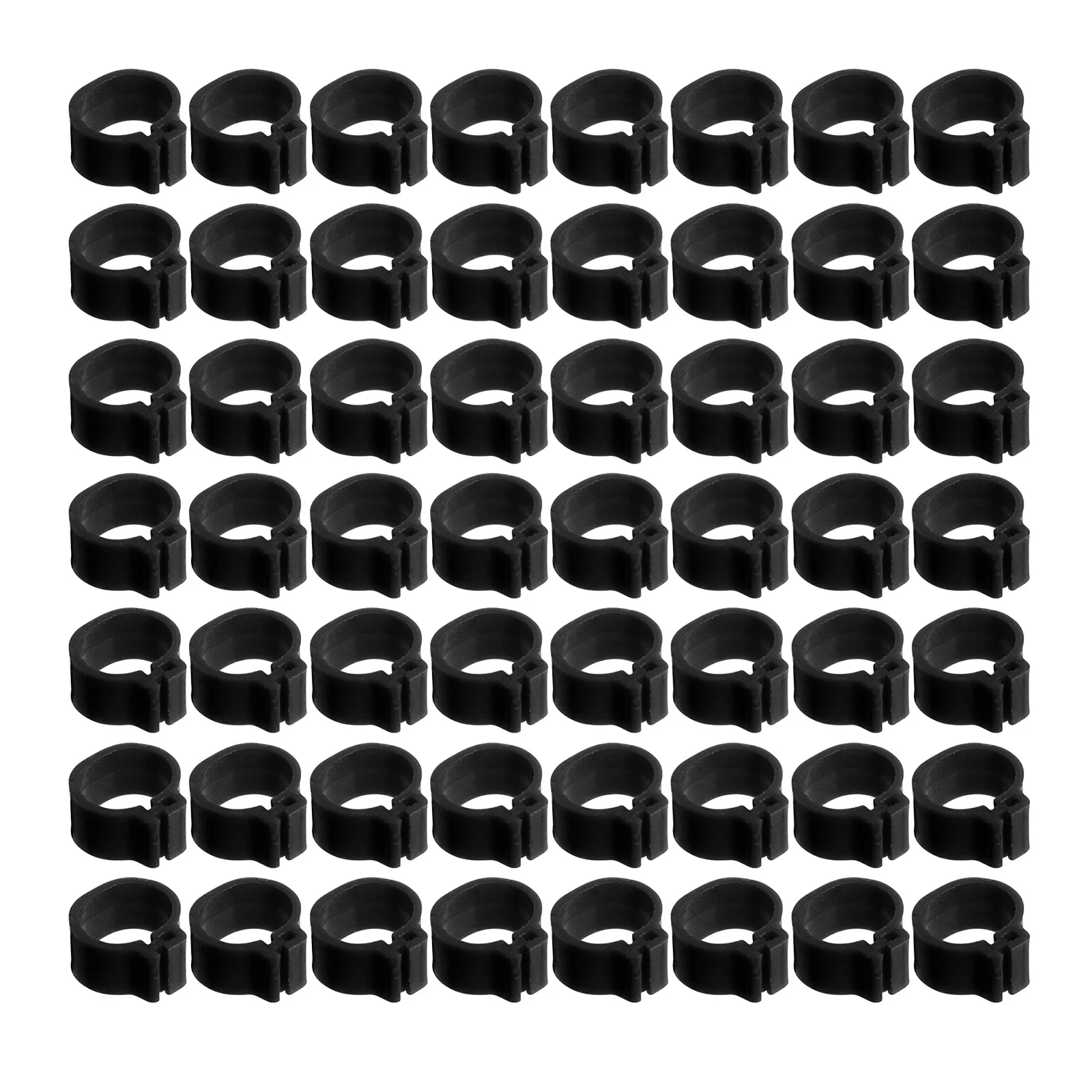 

100 Pcs Plastic Pigeon Foot Ring Bird Leg Identification Rings for Chicken Accessories Breeding Management Tools Portable