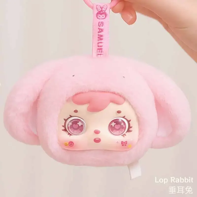حقيقي صموئيل V2 صندوق صغير صغير الحيوان أعمى Kawaii دمية ظهره قلادة المفاتيح العصرية اللعب حلية صندوق غامض هدايا ممتعة