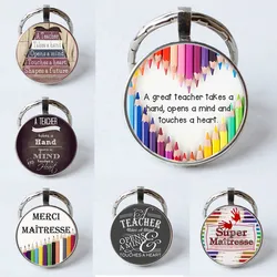 Hot Selling Teacher's Day Keychain Gift Pendant