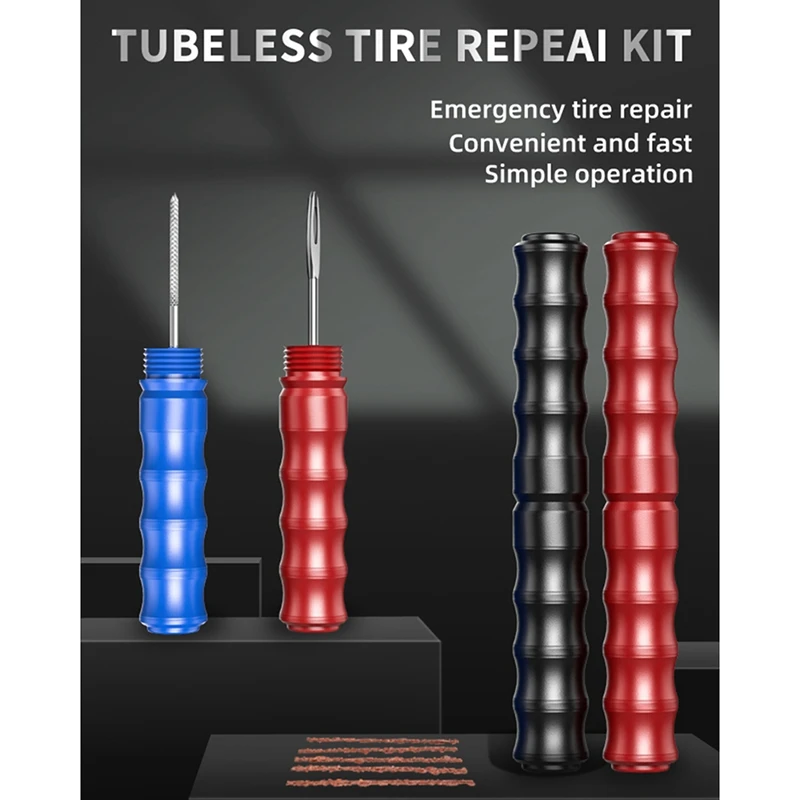 Bicycle Tubeless Tire Repair Kit Tires Fix A Puncture Or Flat Fast Plugger Tool For MTB And Road Bicycle